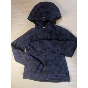 Lululemon RARE Apres Yoga Jacket Cinch Waist Dancers in the Snow Size Womens 8